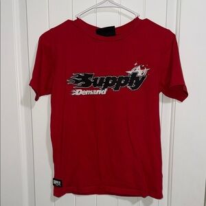 Supply & Demand Red Graphic Tee